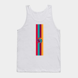 Color stripes geometric Tank Top